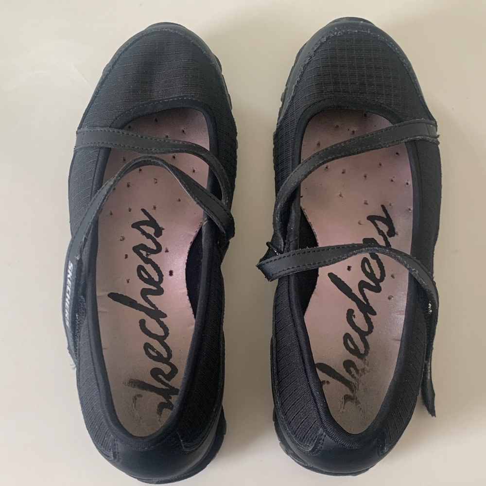 Skechers Women's Black Mary Jane Flats